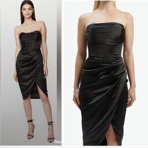 Bardot corset midi dress size M (US 6)